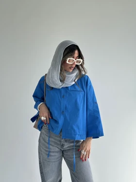 شومیز نیم‌تنه 2 بند 220504