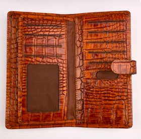 کیف کتی زبانه دار چرم طبیعی