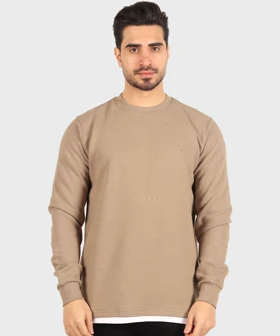 تیشرت آستین بلند مردانه دولایه 5632