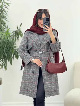 پالتو ژیله دار شش دکمه
