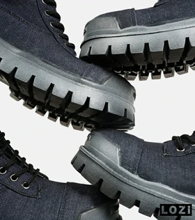 بوت مردانه سرمه ای BALENCIAGA مدل 6739