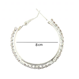 گوشواره زنانه مدل حلقه‌ای تنسی