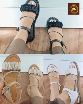 صندل دو تیکه نگینی تابستانه زنانه جمشیدی