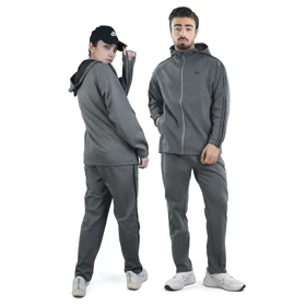 ست سویشرت و شلوار گرمکن اسپرت الو مدل 17006 طوسی