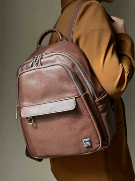 کوله پشتی زنانه بنو مدل ستیلا کد BENO 4970 (شکلاتی)