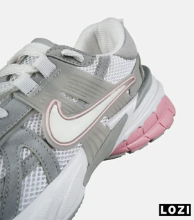 کفش کتانی مردانه و زنانه طوسی سفید صورتی Nike cushlon مدل 7578