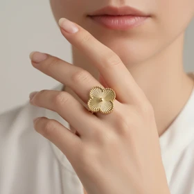 انگشتر زنانه مجلسی ونکلیف