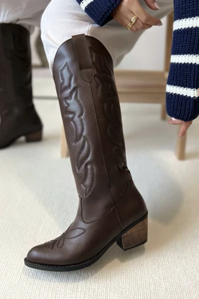 بوت بلند زنانه polka-store polka-store