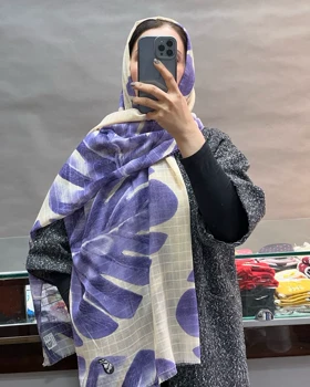 شال نخی برگ انجیری