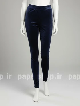 شلوار مخمل ساده کمرکش
