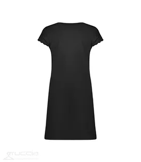 پیراهن راحتی نخ و دانتل Neev نیو مناسب شیردهی کد 4047 مشکی Black