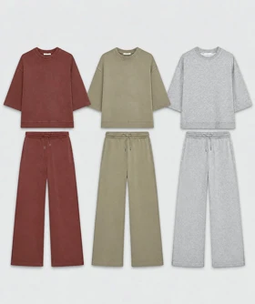 ست دورس و شلوار وایدلگ zara655