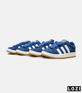 کفش کتانی مردانه و زنانه آبی سفید ADIDAS Campus