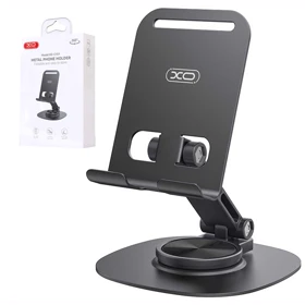 هولدر گوشی موبایل رومیزی فلزی تاشو با چرخش 360 درجه ایکس او C151
