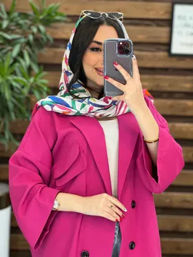 مانتو مازراتی چهاردکمه جیب نما