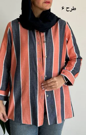 مانتو چهارخونه لینن