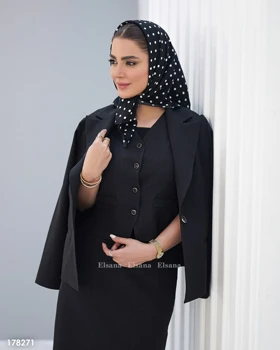 ست سه تیکه مجلسی ( کت دامن و جلیقه )