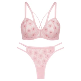 ست شورت و سوتین زنانه کارنا رز مدل فنردار کد 5427