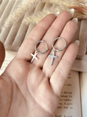 پیرسینگ گوش صلیب ml