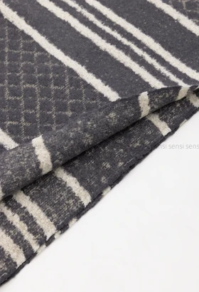 شال بافت موهر راه راه کد1004418