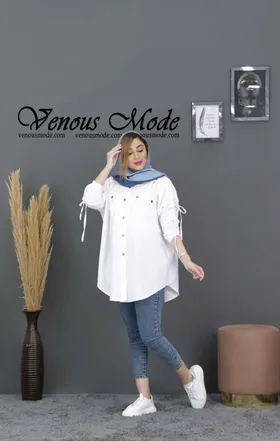 مانتو دوجیب آستین گت