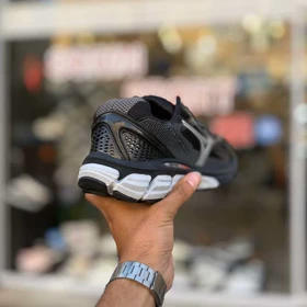 کتانی میزونو مشکی نقره ای بزرگپا کد 6788