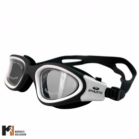 عینک شنا حرفه ای 2600 ATHLETIC کد 2016402 (مشکی سفید)