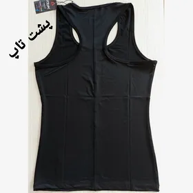 تاپ ورزشی زنانه مشکی سایز 38 40