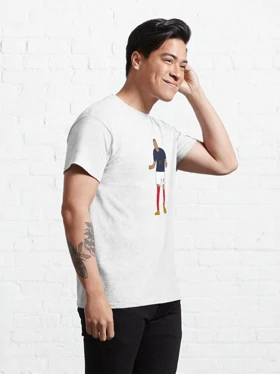 تیشرت ورزشی پاری سن-ژرمن | تیشرت Paris Saint-Germain طرح Kylian Mbappe Jersey Art کد 148372