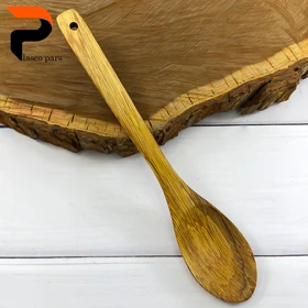 قاشق چوبی 32 سانت تخم مرغی