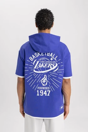 تیشرت کاپشن با سایز بزرگ Nba Los Angeles Lakers Fit B3895AX24SP