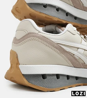 کفش کتانی مردانه کرم طوسی ASICS gel extreme 33