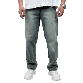 شلوار جین بگ مردانه مدل شسته