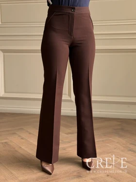 شلوار کرپ دوبل دمپا گشاد قد 110