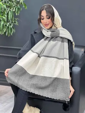 شال موهر طرح هفت و هشتی ریز