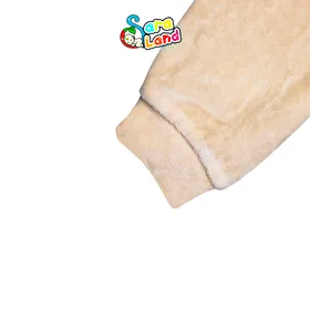 سرهمی مخمل طرح دکمه و شال گردن