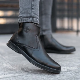 نیم بوت مردانه مشکی مدل Rad