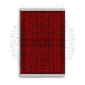 فرشینه از جنس پارچه هازان مخمل ترک طرح سنتی و مدرن برند دفه کد DAMG93