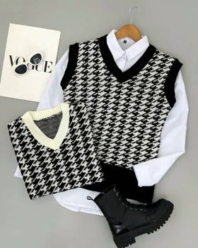 جلیقه بافت پیچازی کد 4226