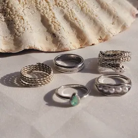 پک انگشتر مار و مروارید