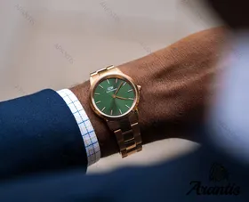ساعت دنیل ویلینگتون ICONIC LINK مردانه صفحه سبز m-6383