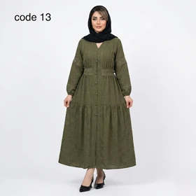 مانتو بلند صوفیا مدل شکوه علیدسا (کد13)