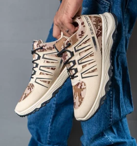 کفش اسپرت مردانه Salamon کرمی ارتشی