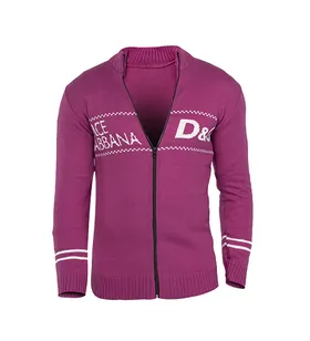 ژاکت بافت مردانه زیپ‌دار ایستاده D & G