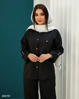شومیز شلوار مدل رومانسا کد 2057
