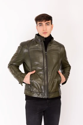 کت و کاپشن مردانه new-venture-gian-ferre-solid-leather