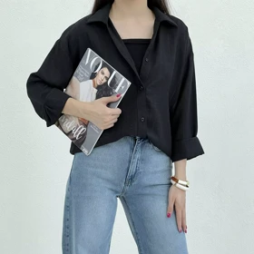 شومیز زنانه پشت دکمه