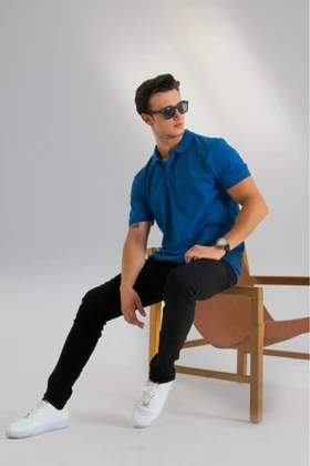 تیشرت یقه پولو مردانه hlt-jeans hlt-jeans