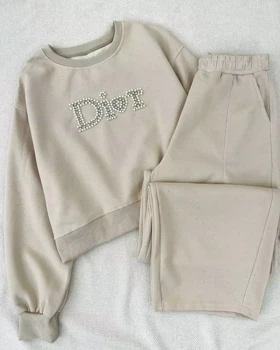 ست دورس و شلوار نگین کوب کد 5314