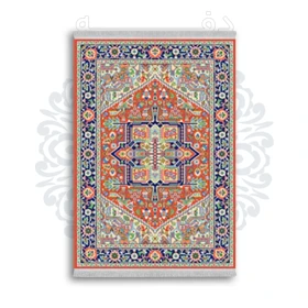 *جدید* فرشینه از جنس پارچه شانل مخمل ترک طرح فانتزی برند دفه کد 1665